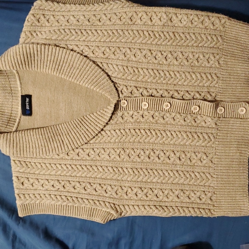 Panther sleeveless Sweater Vest